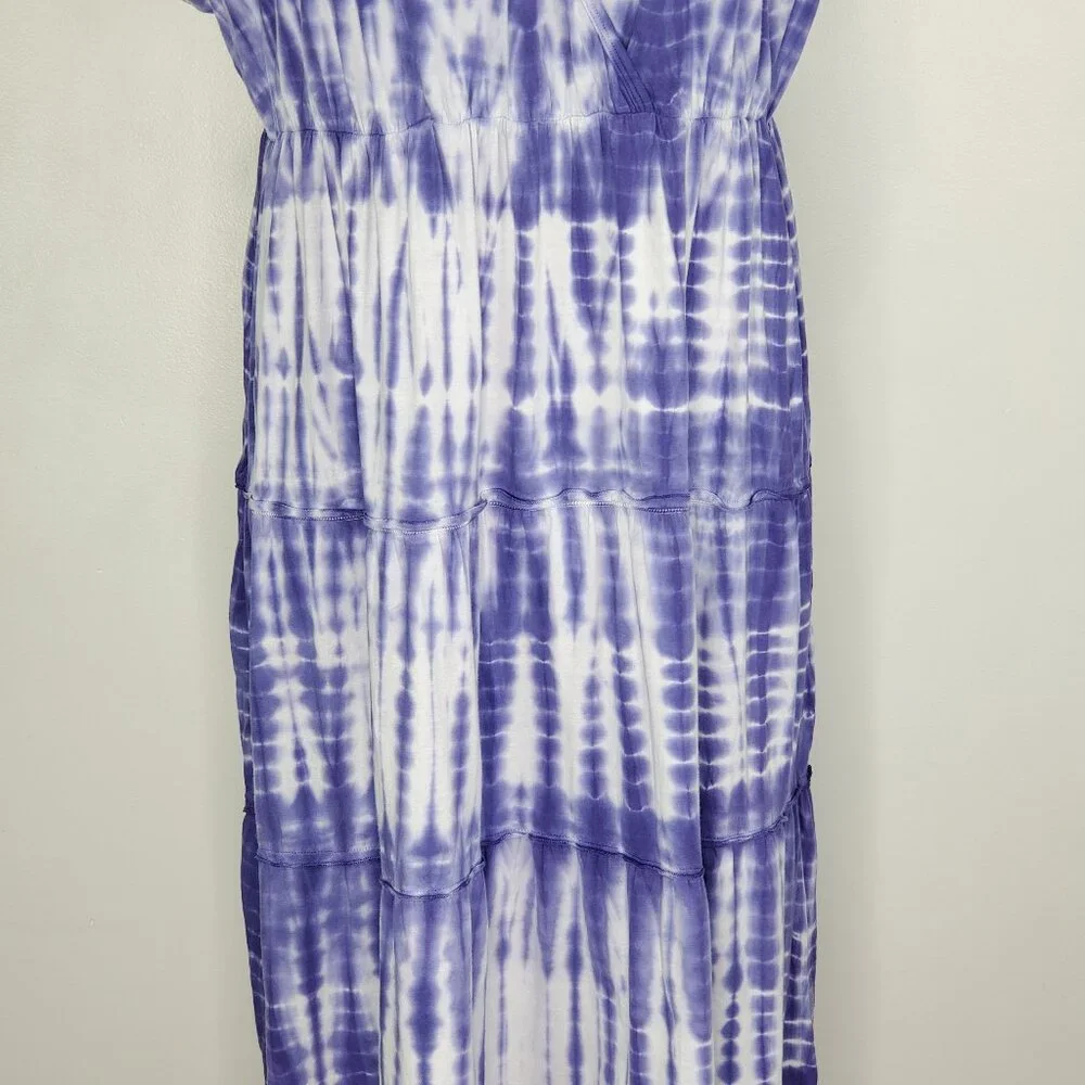 Catherines Tie Dye Sleeveless Pullover V-Neck Dress NEW NWT Size 2X, 22/24W - Picture 3 of 16